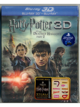 Гарри Поттер и Дары Смерти: Часть 2 3D + 2D (3 Blu-ray) [Лентикуляр]