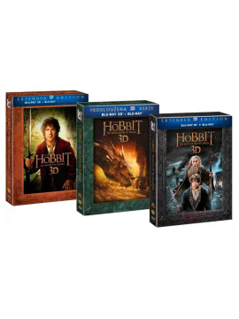 Хоббит. Коллекция. Режисерская версия.(3D+2D) [15 Blu-Ray]